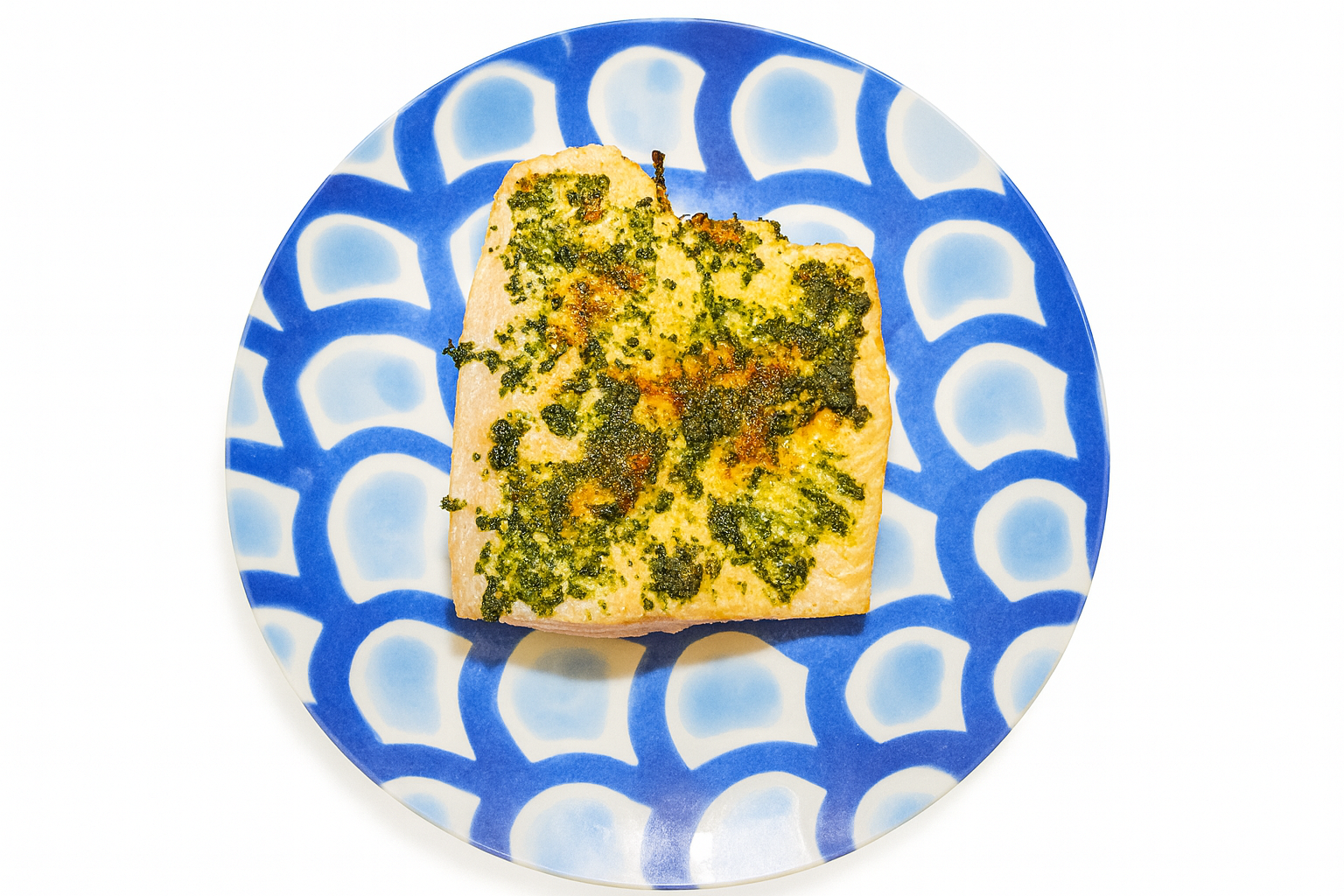 Saumon rôti à l'ail et herbes sans citron
