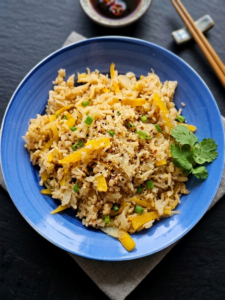 riz sauté chou chinois