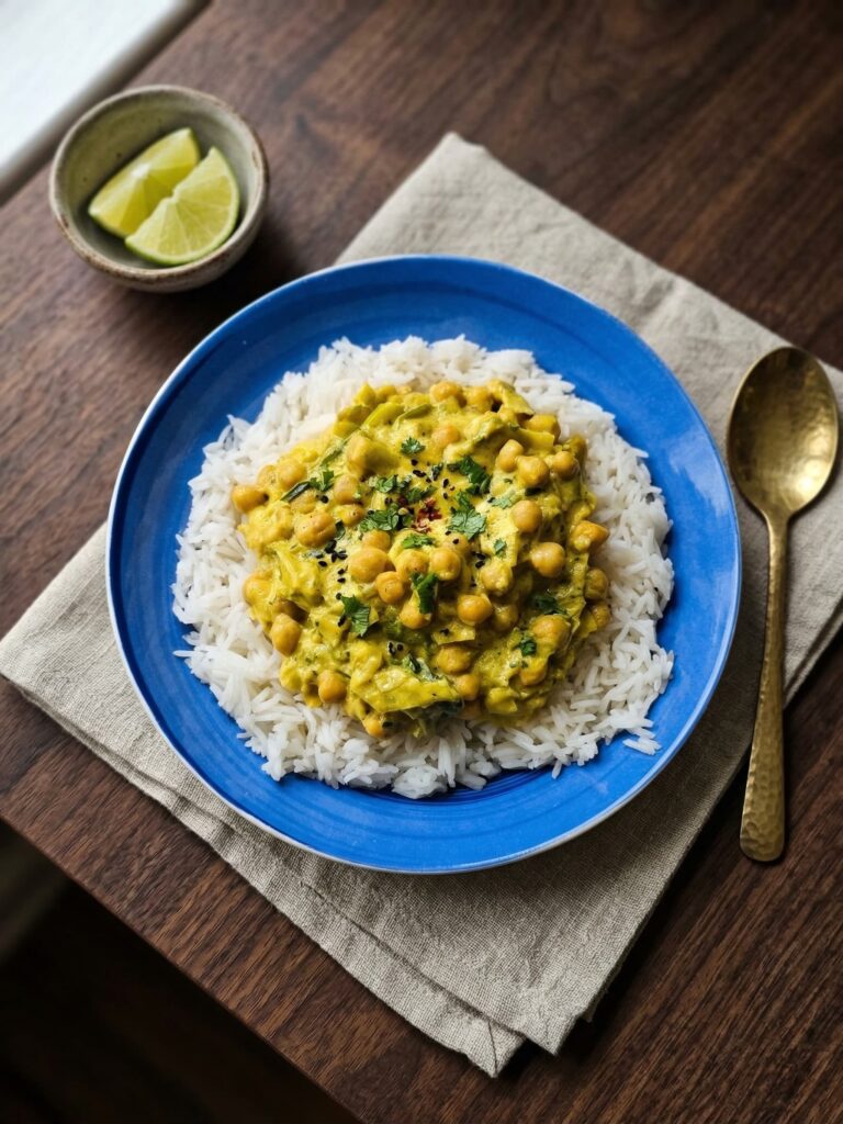 Le curry qui chiche pas sur la douceur.