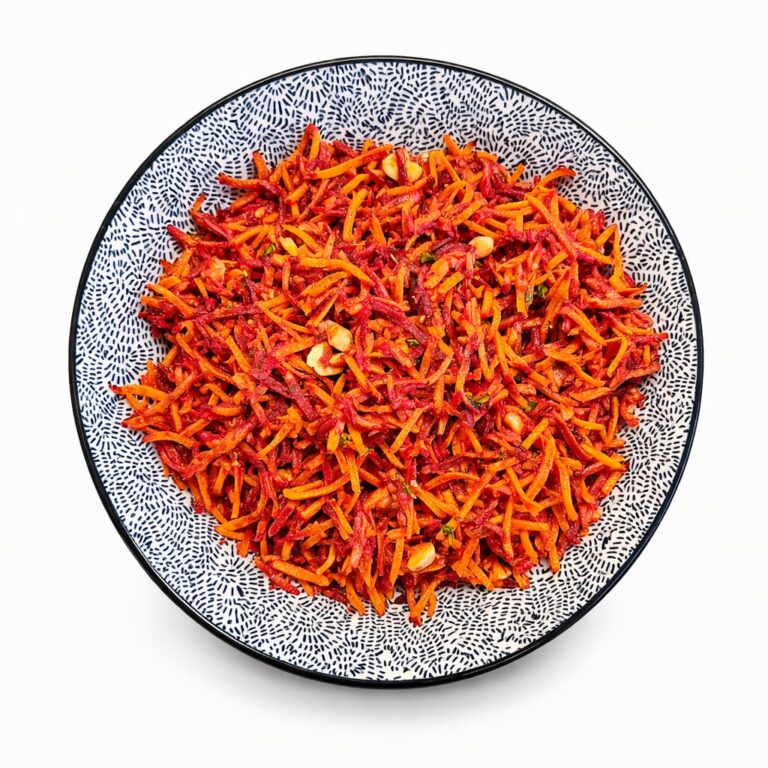 Recette de salade de carottes violettes aux noisettes