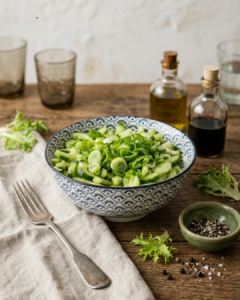 La salade qui fait son quart… de lune.
