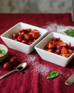 Fraises en Clair-Obscur