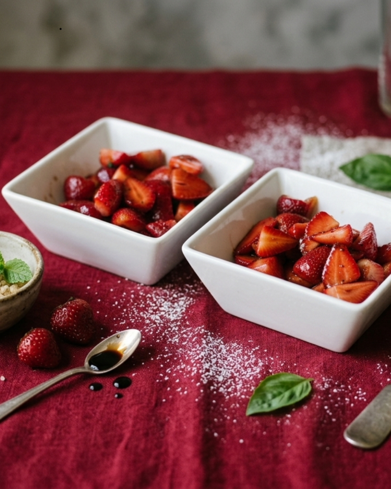 Fraises en Clair-Obscur