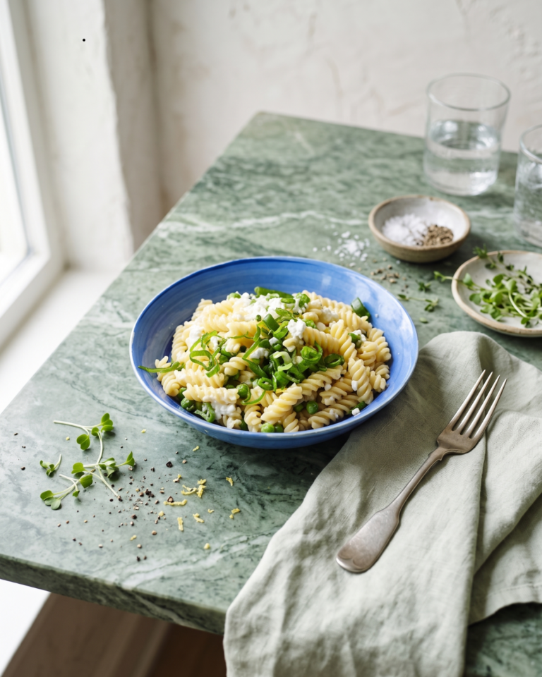 Primavera légère, petits pois fiers
