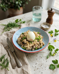 Le risotto a un cousin suisse, et il se la pète.