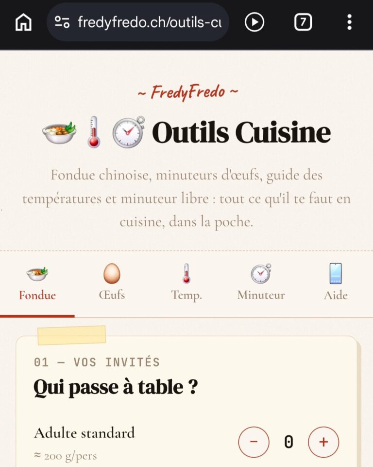 Outils Cuisine : le compagnon qui te simplifie la fondue chinoise, les œufs et les cuissons