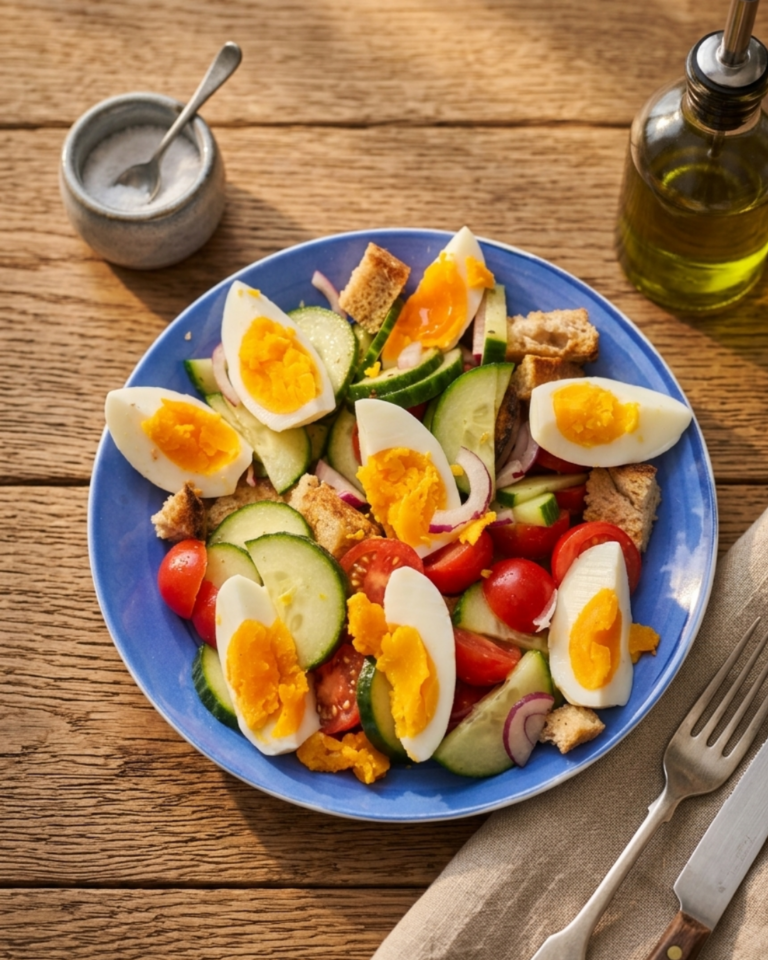 La salade qui te met l’œuf dans le giron et le croûton dans le bidon